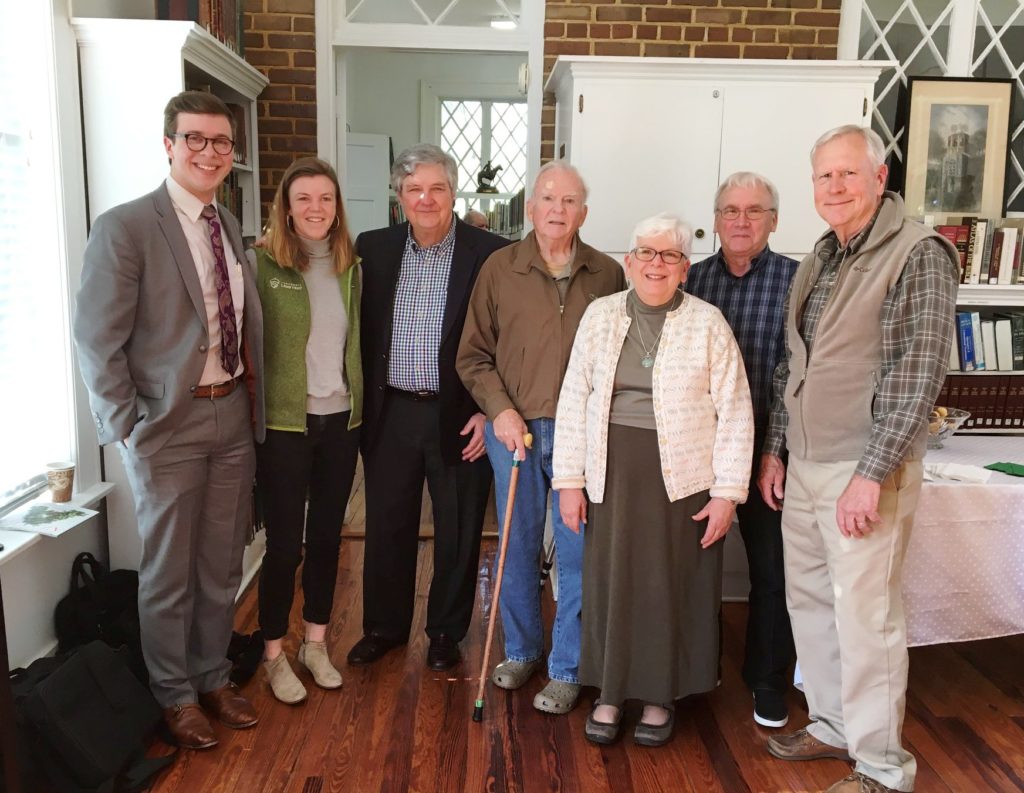 Friends and neighbors gather at Timrod--it was great to be with allies and mentors in conservation, and with many younger advocates, too.